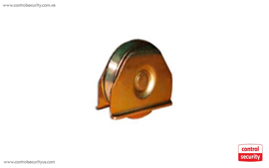 Wheel with bearing with bracket 120mm